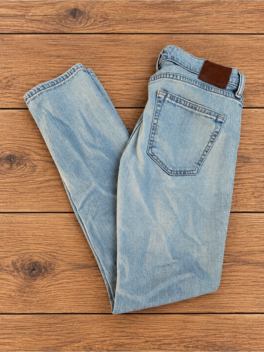 Abercrombie & Fitch Men’s 31x32 Kennan Straight Stretch Light Wash Jeans